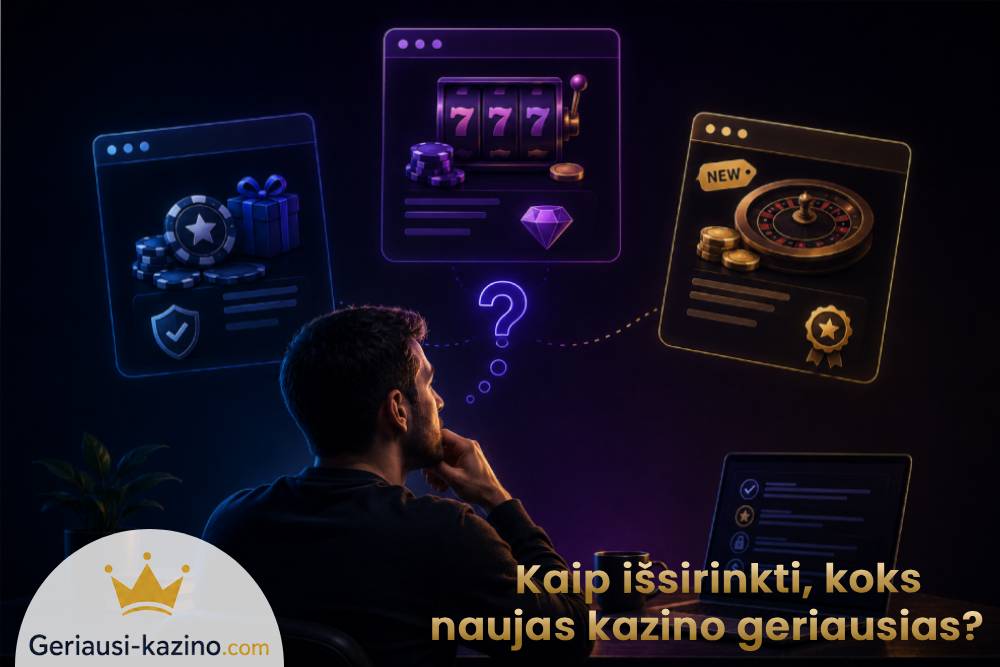 Lošėjas lygina skirtingus kazino.