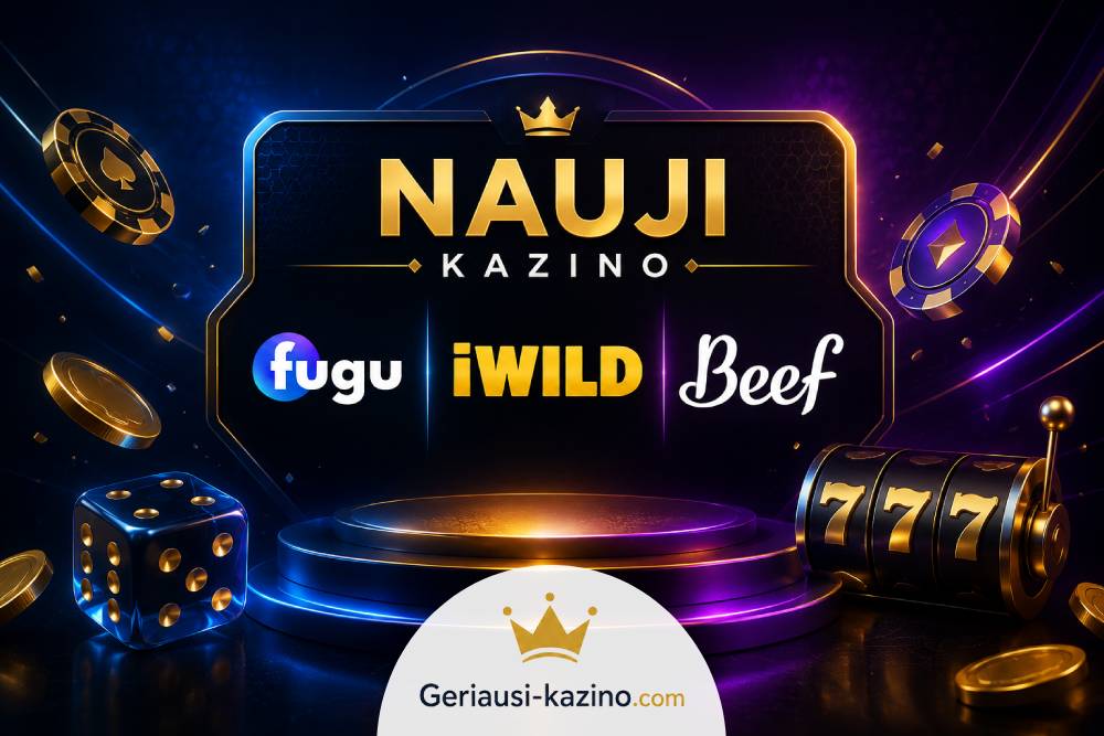 Top nauji kazino - fugu, iwild, beef.